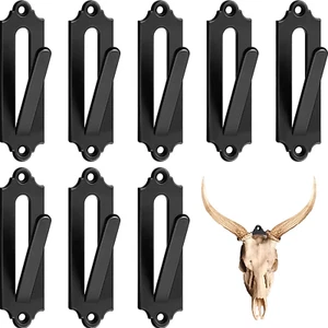 12 Pack European Style Mount Skull Hanger Deer Skull Hangers Euro Wall Mount Bra - Picture 1 of 7