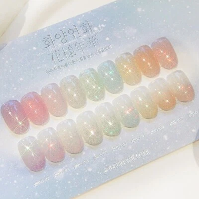 Yogurt Nail In the mood for love 9 Colors Glitter Gel Nail Polish K-Beauty