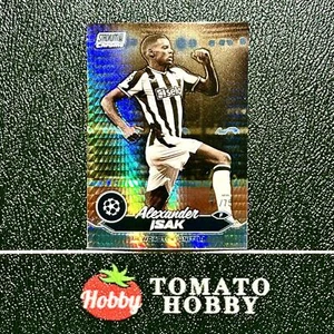 TOPPS STADIUM CROMO UEFA 2023-24 ALEXANDER ISAK/75 REFRACTOR PRISMA SEPIA - Imagen 1 de 2