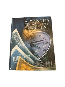 Advanced Financial Accounting Fifth Edition Hardcover Very Good McGraw Hill - Picture 1 of 6