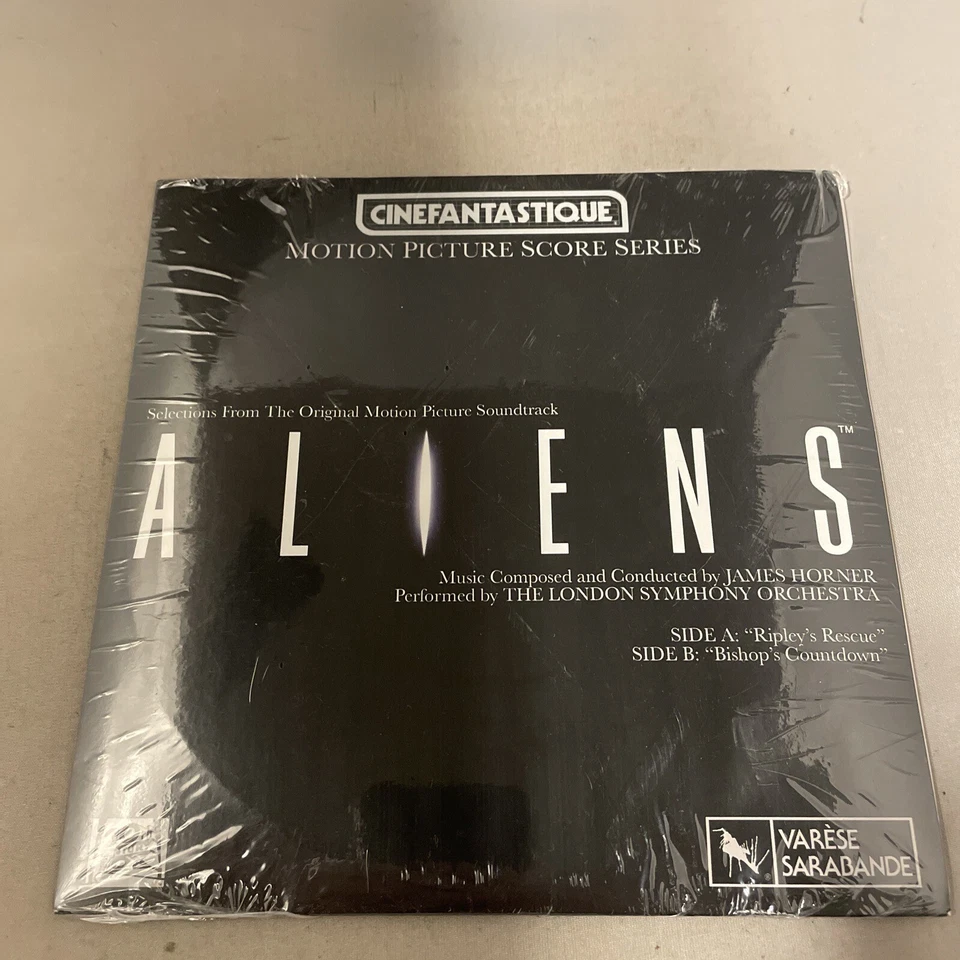 Aliens Cinefantastique Motion Picture Score 7” Vinyl NEW SEALED - Image 1 of 2