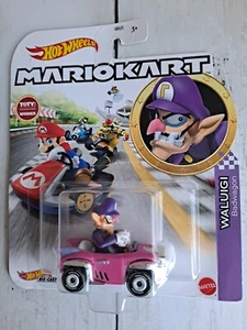 Waluigi Mariokart 🔥 1:64 Hot wheels Mario kart Badwagon Eb4 Nintendo Mattel - Imagen 1 de 2