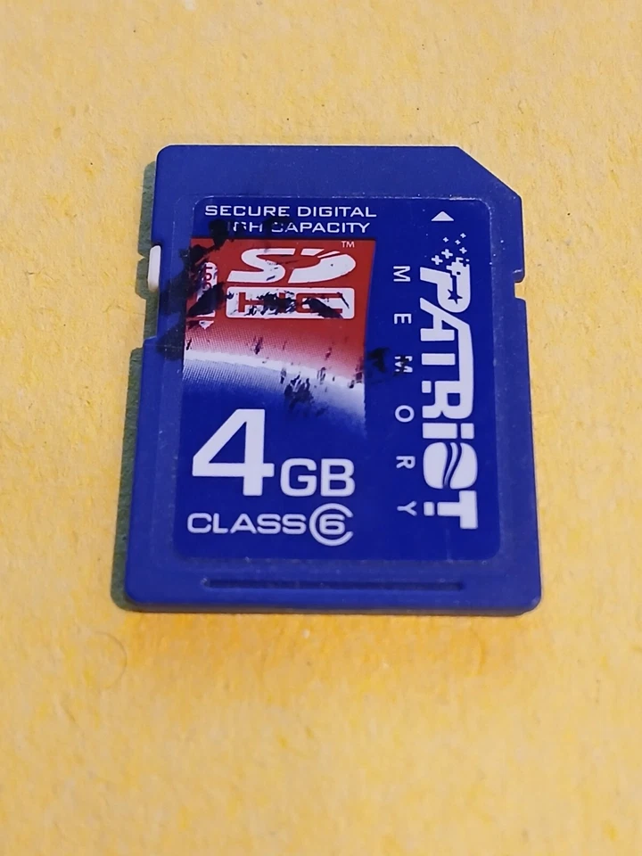 Patriot 4GB SDHC Secure Digital High Capacity Class 6 - Image 1 of 1