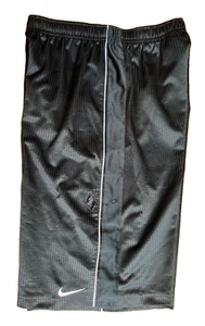 Nike Retro Basketball Shorts Black with White Trim Youth XL - Picture 1 of 11