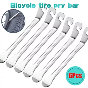 6PCS Bicycle Tyre Lever Tire Pry Bar MTB Road Bike Repair Opener Remover Tools - Picture 1 of 12