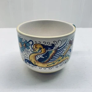Tazza tazza drago Raffaellesco dipinta a mano porcellana DERUTA ITALIA - Foto 1 di 9