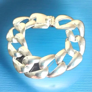 Erick's Sterling Silber Quadratisches Gliederarmband Taxco.925 - Bild 1 von 10
