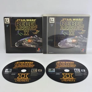 PS1 STAR WARS REBEL ASSAULT II 2 Playstation For JP System ccc p1 - Picture 1 of 2