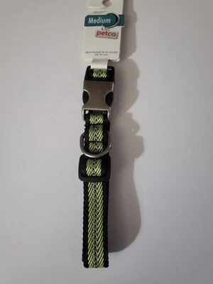 Collar de perro Petco reflectante tamaño mediano rango de cuello 14-20 pulgadas  Foto 1 de 4