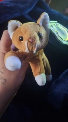 TY Beanie Baby The Cat #4003 Tag Errors 1994 PVC Pellets NO STAMP - Image 1 of 3