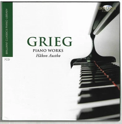 Coffret Brillant Classics 7 CD - Edvard Grieg Piano Music - Håkon Austbø - Photo 1/2