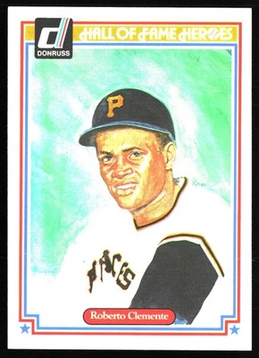 Donruss Hall of Fame Heroes #17 1983 Roberto Clemente Foto 1 de 2