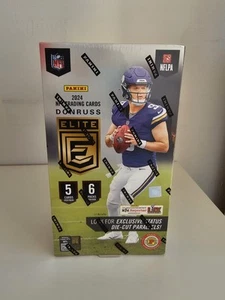 Panini NFL Donruss Elite Football 2024 Sealed International Hobby Box of 6 Packs - Picture 1 of 2