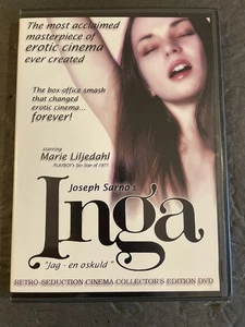 INGA DVD Joseph Sarno MARIE LILJEDAHL 1967 / 2001 Retro-Seduction Cinema UNCUT - Foto 1 di 3