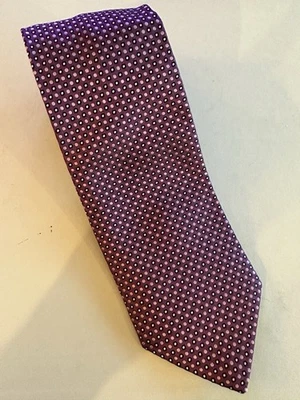 "Hugo Boss seda púrpura y negro y rosa 3"" de ancho" Foto 1 de 3