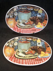 Vintage Eschenbach Porzellan Kerl Buffet Konvolut 2 ovale Teller Germany - Bild 1 von 10