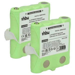 2x Akku für DeTeWe Outdoor 8000 PMR8000 PMR 8000 700mAh 4,8V - Afbeelding 1 van 9