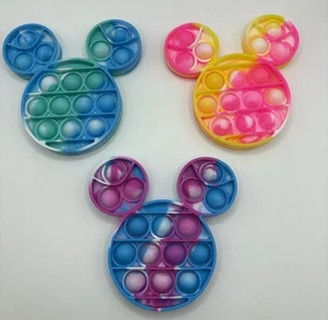 Party Favor Mouse Clubhouse Sensory Toy Toddler Fidget Popper Gift Autistic 3pk - Picture 1 of 2