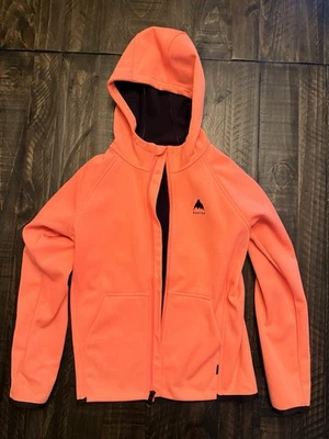 Chaqueta con Capucha Burton Dry ride Niños Impermeable Tetra Naranja Mediana - ¡Excelente! Foto 1 de 3