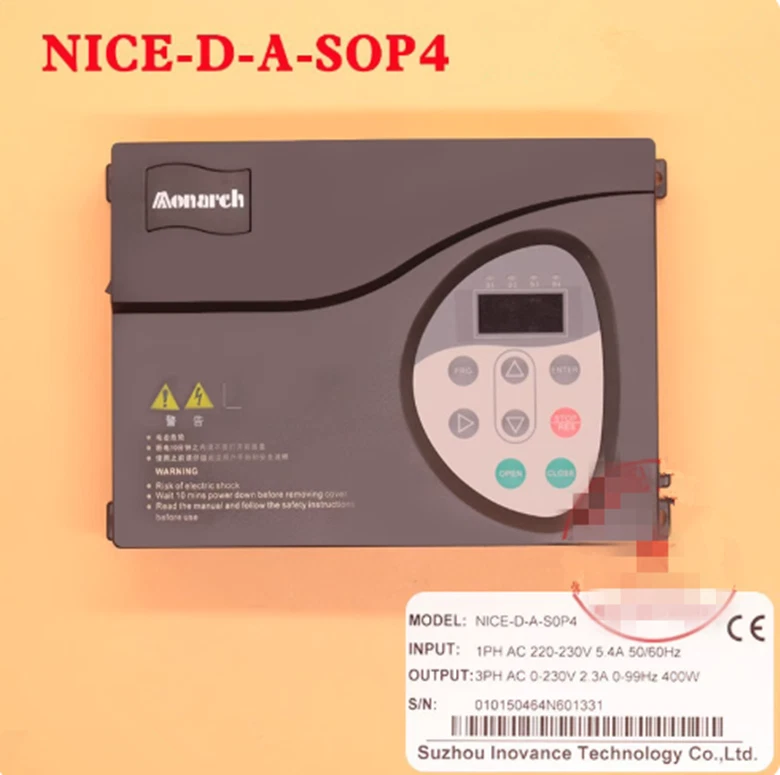 1 pieza NUEVO Controlador de máquina de puerta de ascensor Monarch NICE-D-A-SOP4 Foto 1 de 1