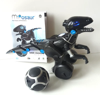 WowWee MiPosaur Robotic Toy with Track Ball Electronic Pet Dinosaur Interactive - Image 1 of 4