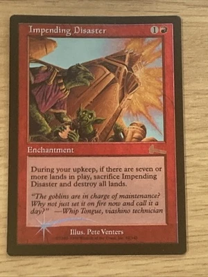 Impending Disaster Foil Urza's Legacy - Near Mint - Image 1 of 2