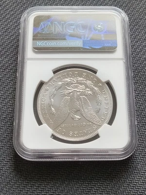 RARE DENVER PERFECT  100th Anniversary Morgan Silver Dollar Coin NGC MS70 2021-D - Image 1 of 4