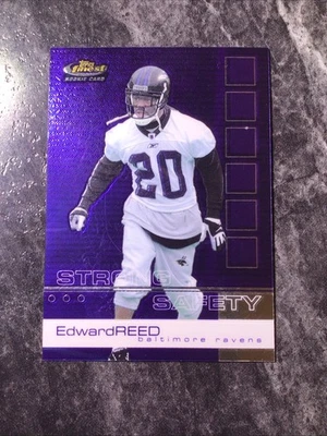 2002 Topps Finest Edward Ed Reed Rookie #109 - Image 1 of 3