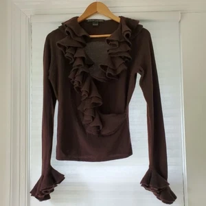Maglione Ralph Lauren Black Label Marrone Cashmere *difetto - Foto 1 di 10