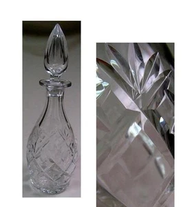 GEORGIAN SPIRIT DECANTER WITH STOPPER by WEBB & CORBETT - Picture 1 of 1