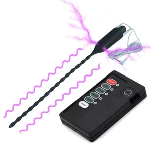 Juego de dilatadores eléctricos sonidos de enchufe de silicona e-stim - Imagen 1 de 12