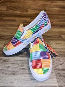 Vans Classic Slip-On (Pride) Rainbow Multi/Weiß Sneaker Herren Größe 11,5 - Bild 1 von 10