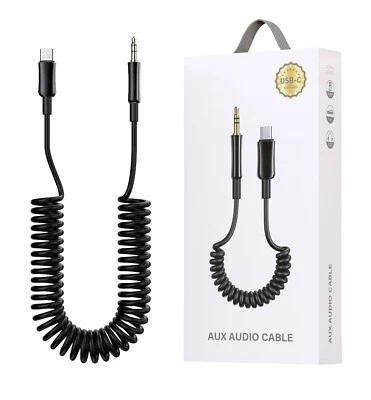 USB C auf AUX 3,5mm Adapter Stereo USB für Apple iPhone 15 Klinkenkabel Audio - Bild 1 von 4