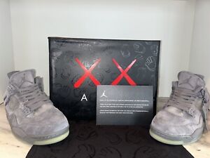 Size 11 - Jordan 4 Retro x KAWS Cool Grey 2017