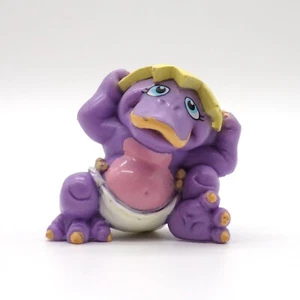 Figura PVC Dinosaurio Púrpura Bebé Dino Pañal Mágico Galoob De Colección 2" 1992 Juguete - Imagen 1 de 10