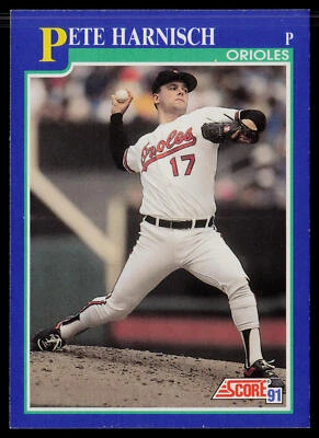 1991 Score #492 Pete Harnisch - Image 1 of 2