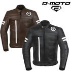 Leather Motorbike Motorcycle Jacket Genuine Armour Thermal Touring Biker Jacket