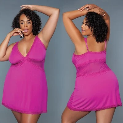 Lencería Sexy Slip/Vestido Malvado Alexi Slip-Rosa 3X-En Caja Foto 1 de 4