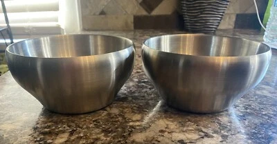 Ice Cream Bowl Insulated Stainless Steel Double Wall Soup Bowl. Stays Hot & Cold - Image 1 of 4