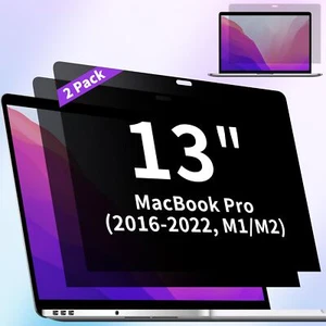 2-Pack Privacy Screen Compatible with MacBook Pro 13 Inch Screen Protector 20... - Picture 1 of 7