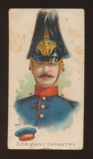 1900 E1 Breisch-Williams Co. ARMY CARDS (CARAMELS) -Germany, Infantry