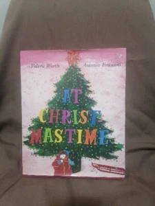AT CHRIST MASTIME BY VALERIE Worth Ill. By Antonio Frasconi 1st Edition 1992... - Picture 1 of 2