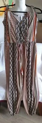 BCBGeneration тянуть на эластичный пояс и манжеты мульти комбинезон размер L новый с Ярлыками - Изображение 1 из 4