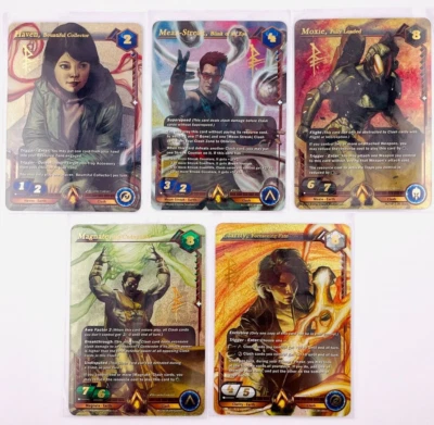 Alpha Clash TCG - The Awakening - Iconic Rare, Complete set of 5 - MINT! - Image 1 of 4