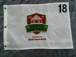 2015 Senior PGA Championship pin flag French Lick Resort Colin Montgomerie open - Picture 1 of 1