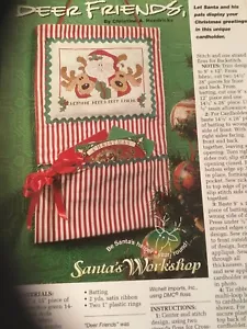 Counted Cross Stitch Pattern Christmas Card Holder - Picture 1 of 1
