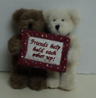 Boyds Polly & Esther 5" Plush Bear "Friends Help Hold Each Other Up" Set