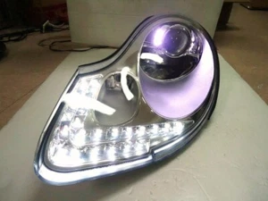 Porsche Boxster 986 996 Chrome LED DRL Projector Headlight Left or Right Only - Picture 1 of 9