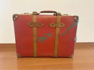 Globe Trotter 21 Inch Classic Type Vintage Trunk Luggege Case Travel Carry Bag - Picture 1 of 10