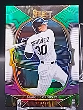 2023 Panini Select Baseball # 16 Magglio Ordonez *Green White & Purple* /199